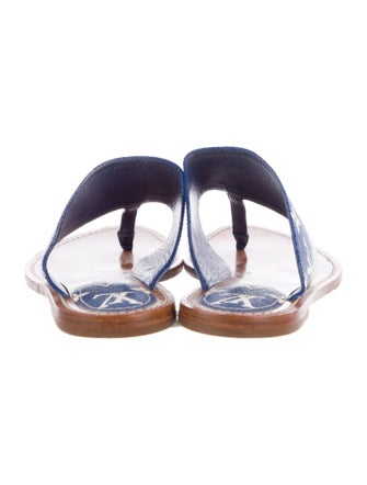 Louis Vuitton LV Monogram T-Strap Sandals