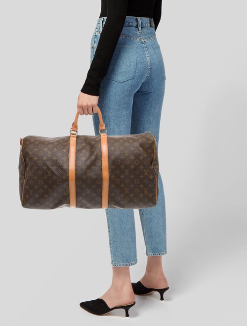 Louis Vuitton LV Monogram Keepall 55