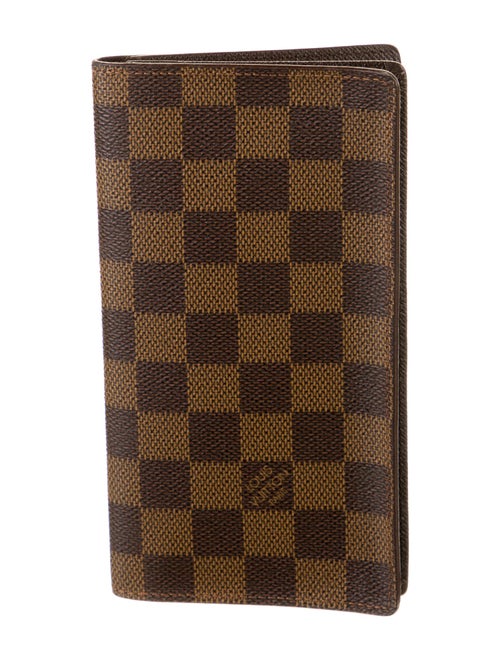 Louis Vuitton Damier Ebene Pattern Coated Canvas Continental Wallet