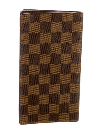 Louis Vuitton Damier Ebene Pattern Coated Canvas Continental Wallet