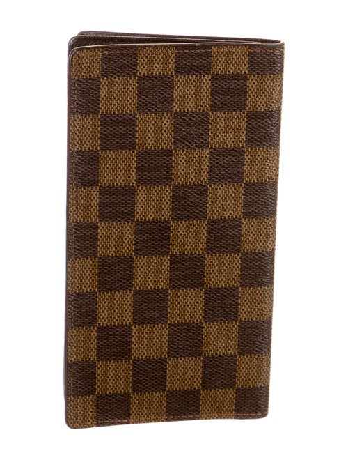 Louis Vuitton Damier Ebene Pattern Coated Canvas Continental Wallet