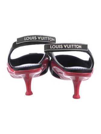 Louis Vuitton Colorblock Pattern Slingback Pumps