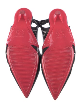 Louis Vuitton Colorblock Pattern Slingback Pumps