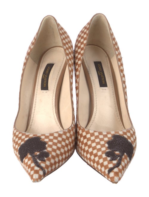 Louis Vuitton Ponyhair Printed Pumps