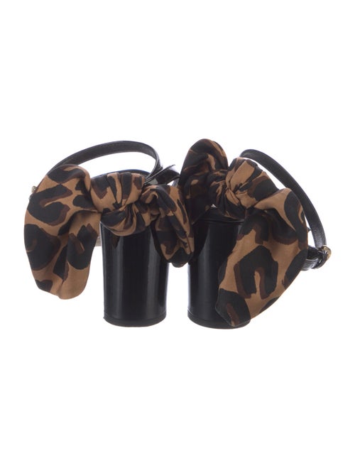 Louis Vuitton Patent Leather Printed Sandals