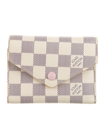 Louis Vuitton Damier Azur Pattern Coated Canvas Victorine Wallet