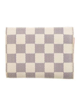 Louis Vuitton Damier Azur Pattern Coated Canvas Victorine Wallet