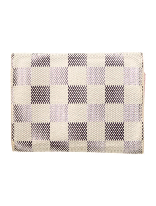 Louis Vuitton Damier Azur Pattern Coated Canvas Victorine Wallet