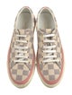 Louis Vuitton Damier Azur Pattern Leather Trim Embellishment Sneakers