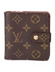 Louis Vuitton 2008 LV Monogram Compact Zippé Wallet
