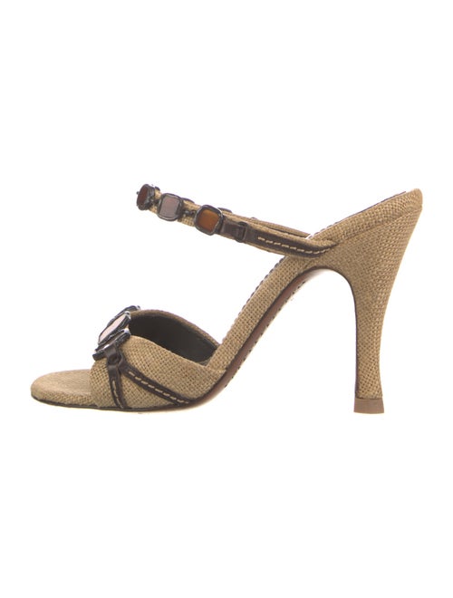 Louis Vuitton Crystal Embellishments Slides