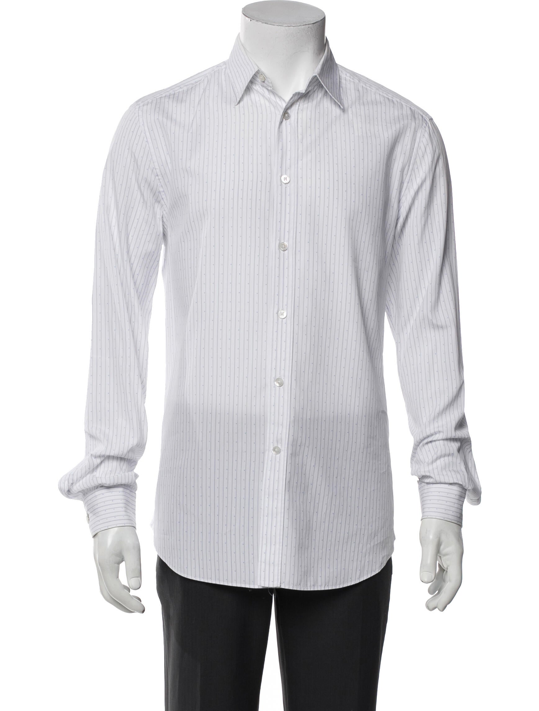 Louis Vuitton LV Monogram Long Sleeve Dress Shirt