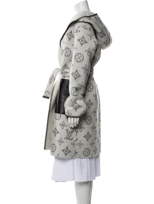 Louis Vuitton 2023 Louis Vuitton Jacquard Double-sided Coat Evening Jacket w/ Tags