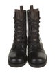 Louis Vuitton LV Monogram Leather Combat Boots