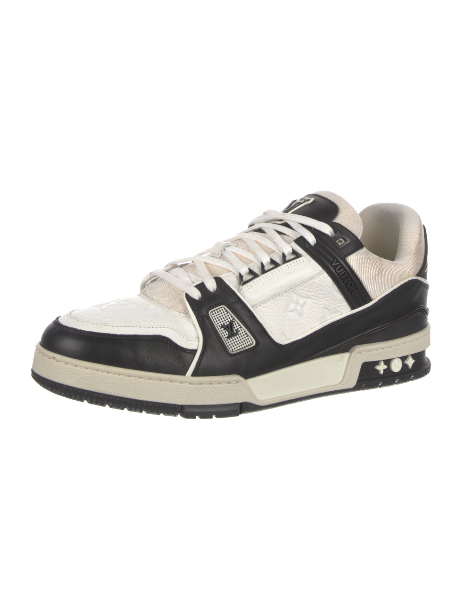 Louis Vuitton Monogram Pattern Leather Sneakers