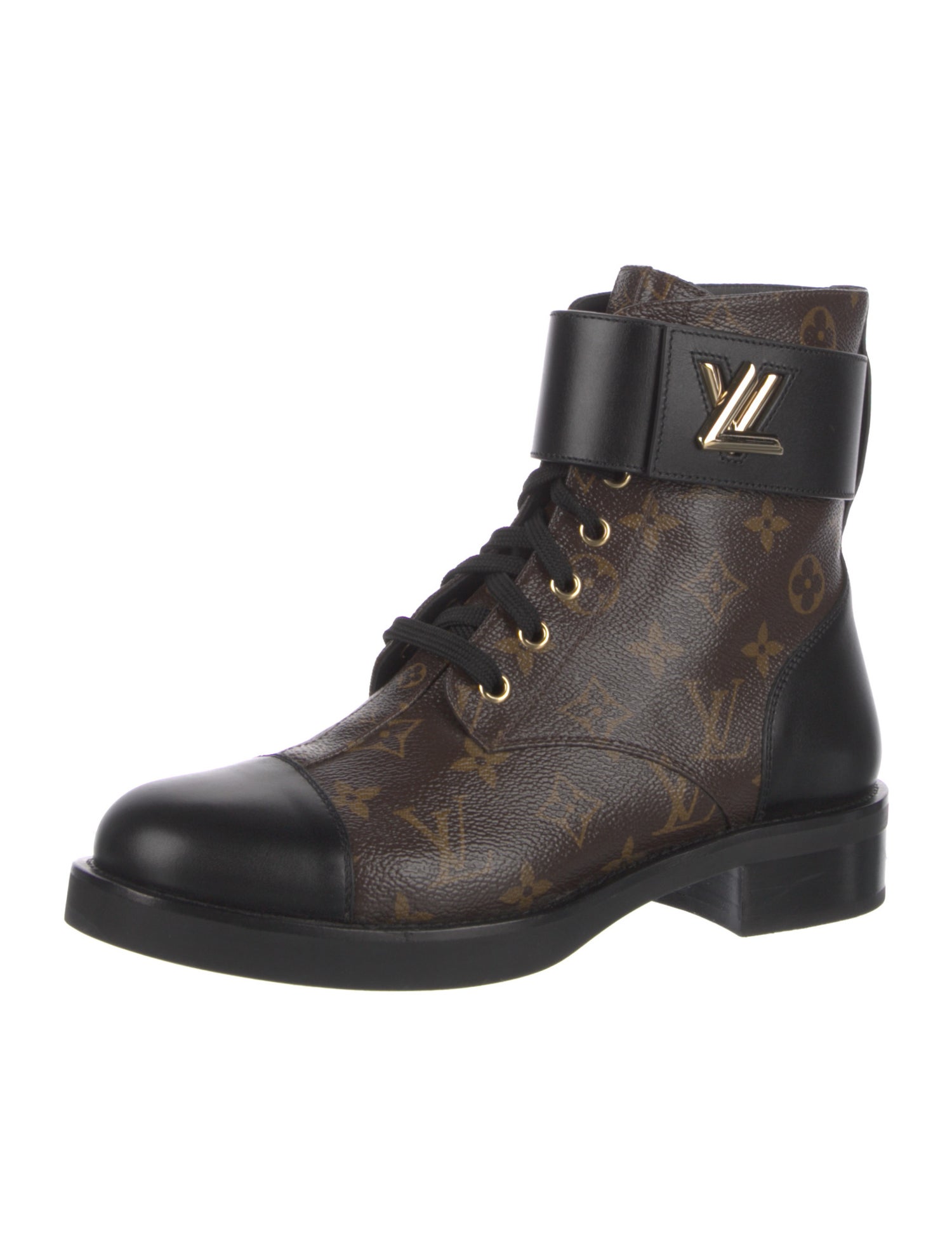Louis Vuitton LV Monogram Combat Boots