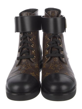 Louis Vuitton LV Monogram Combat Boots