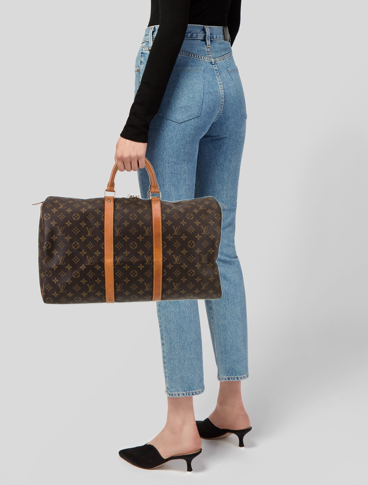 Louis Vuitton LV Monogram Keepall 50 Vintage