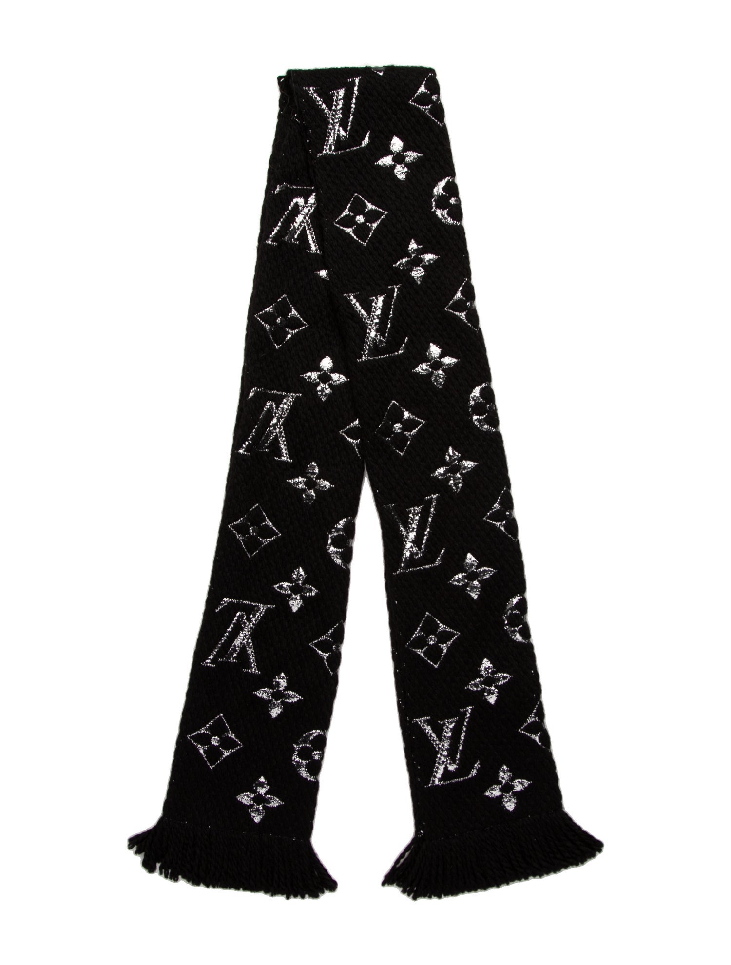 Louis Vuitton Logomania Wool Scarf