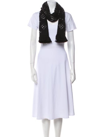 Louis Vuitton Logomania Wool Scarf