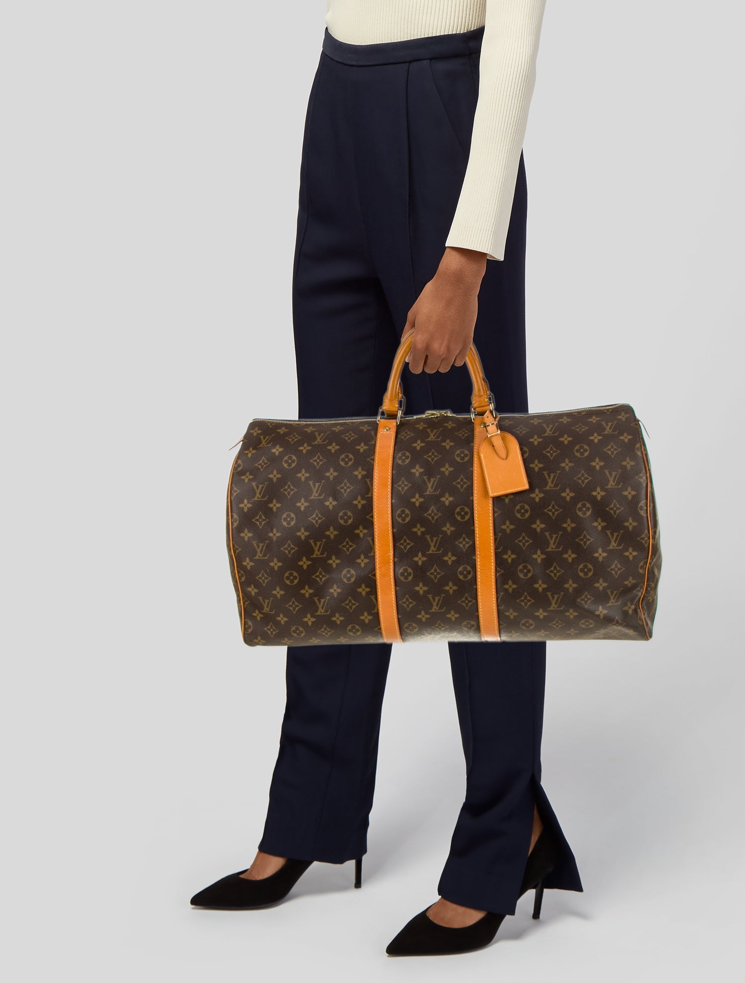 Louis Vuitton LV Monogram Keepall 55
