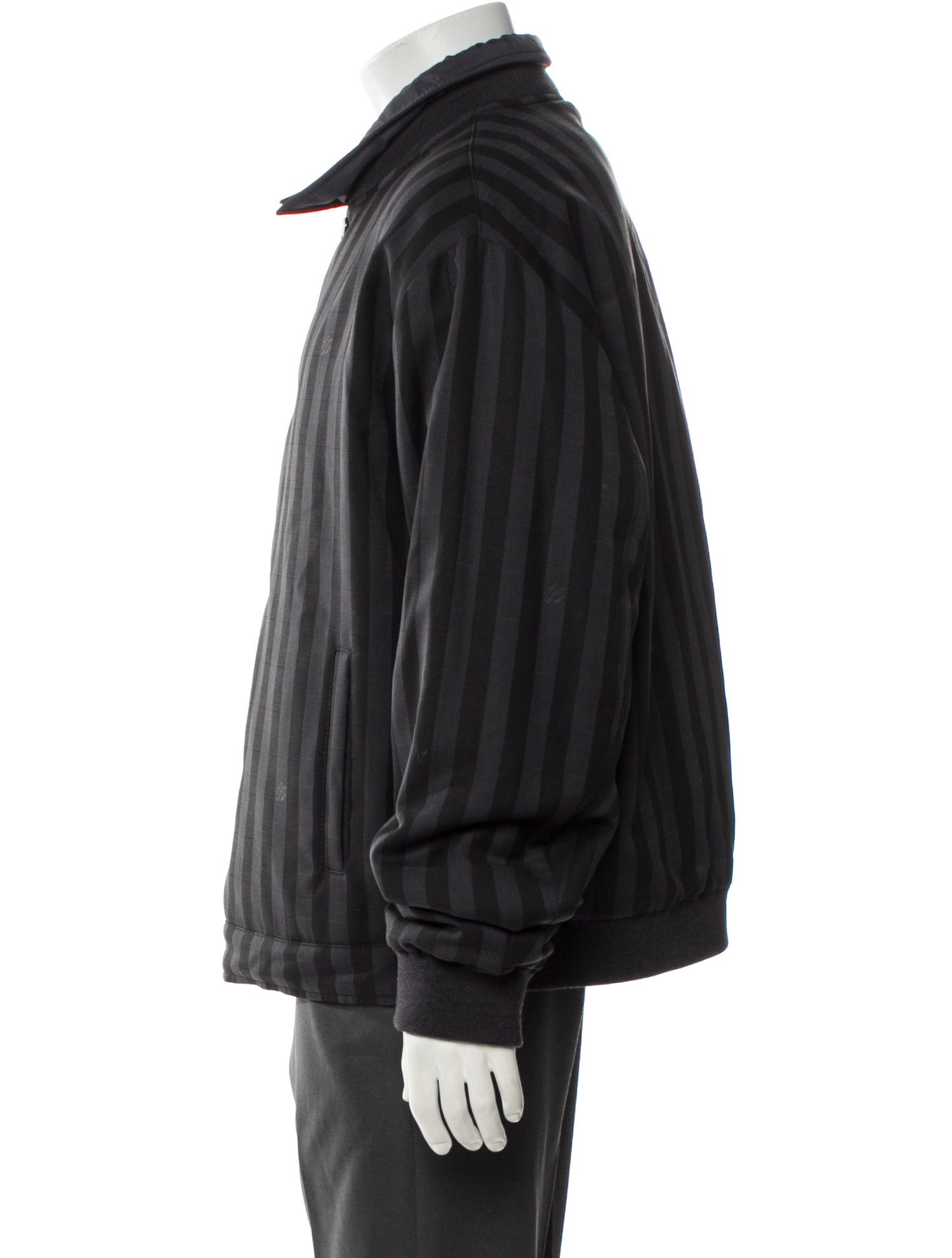 Louis Vuitton 2022 Reversible Stripe Trucker Windbreaker w/ Tags