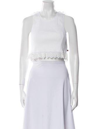 Louis Vuitton 2022 Crew Neck Crop Top