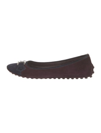 Louis Vuitton Suede Ballet Flats