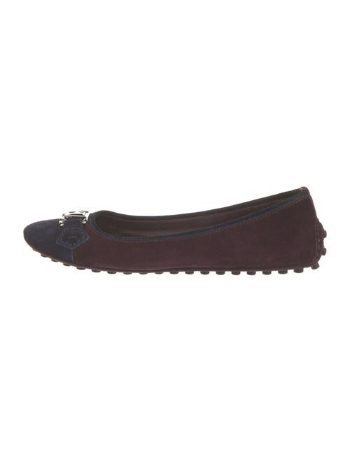 Louis Vuitton Suede Ballet Flats