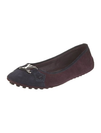 Louis Vuitton Suede Ballet Flats