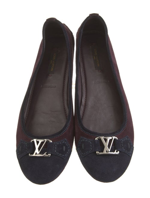 Louis Vuitton Suede Ballet Flats