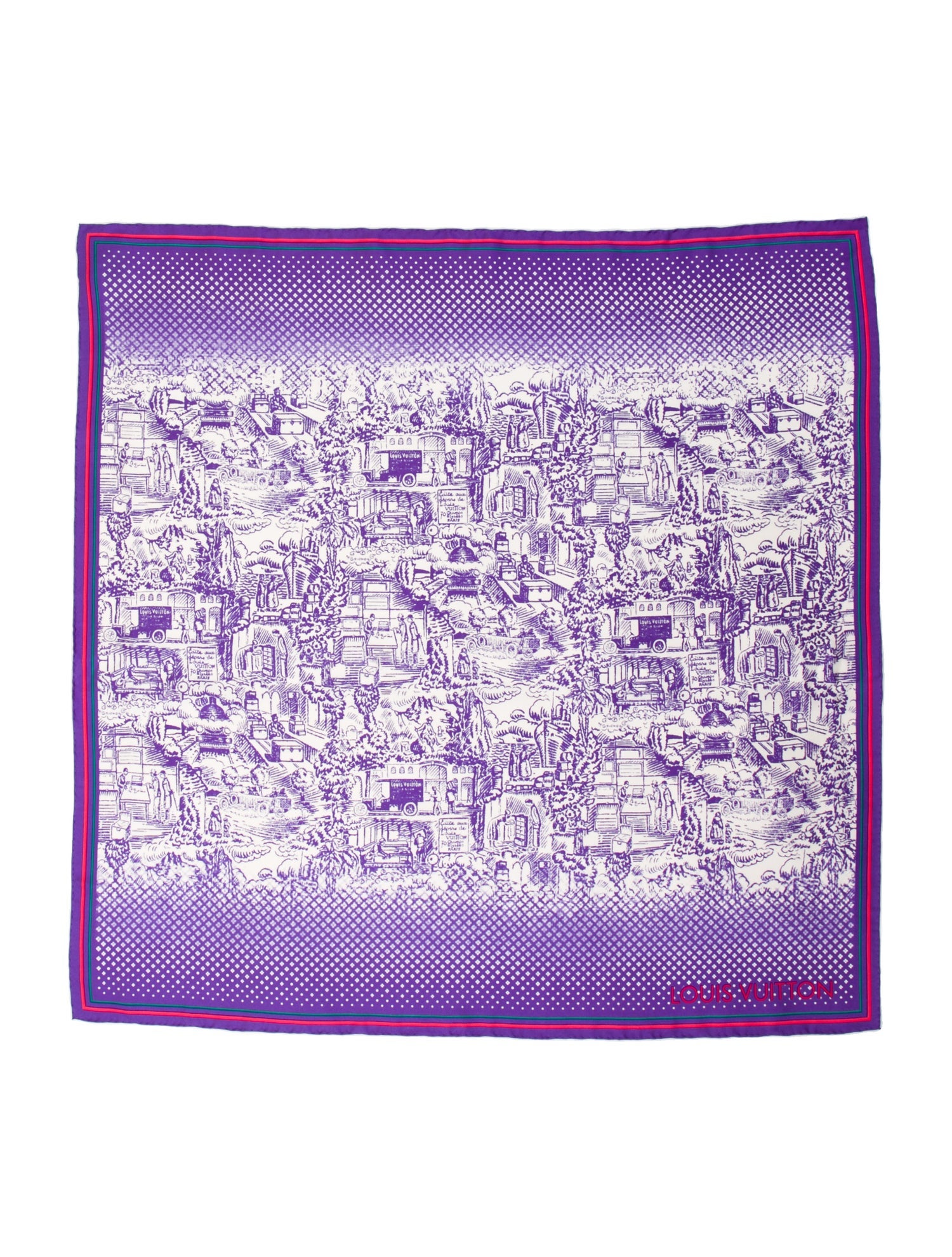 Louis Vuitton Silk Printed Scarf