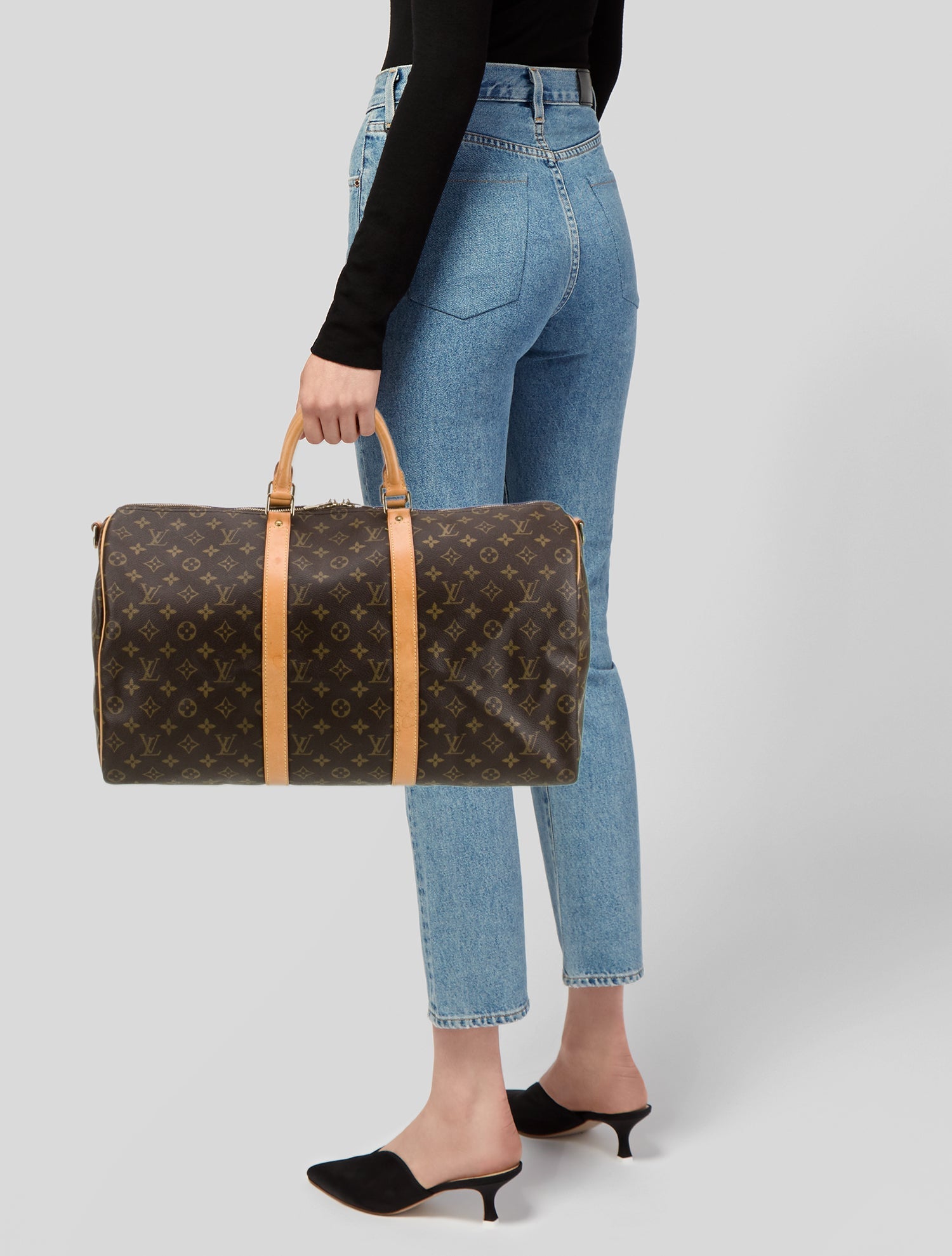 Louis Vuitton LV Monogram Keepall Bandouliere 50