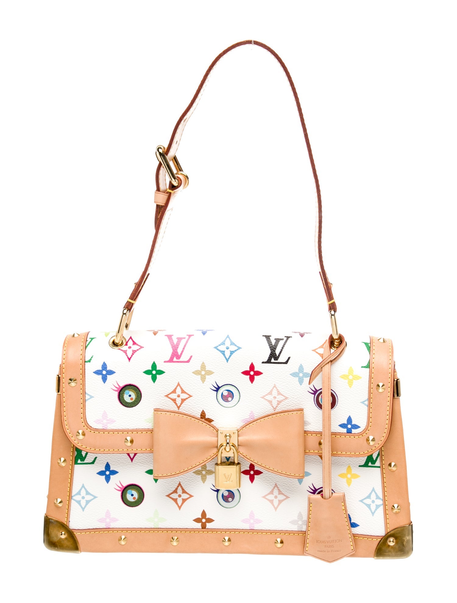 Louis Vuitton X Takashi Murakami 'Eye Love You' Multicolore Monogram Beverly