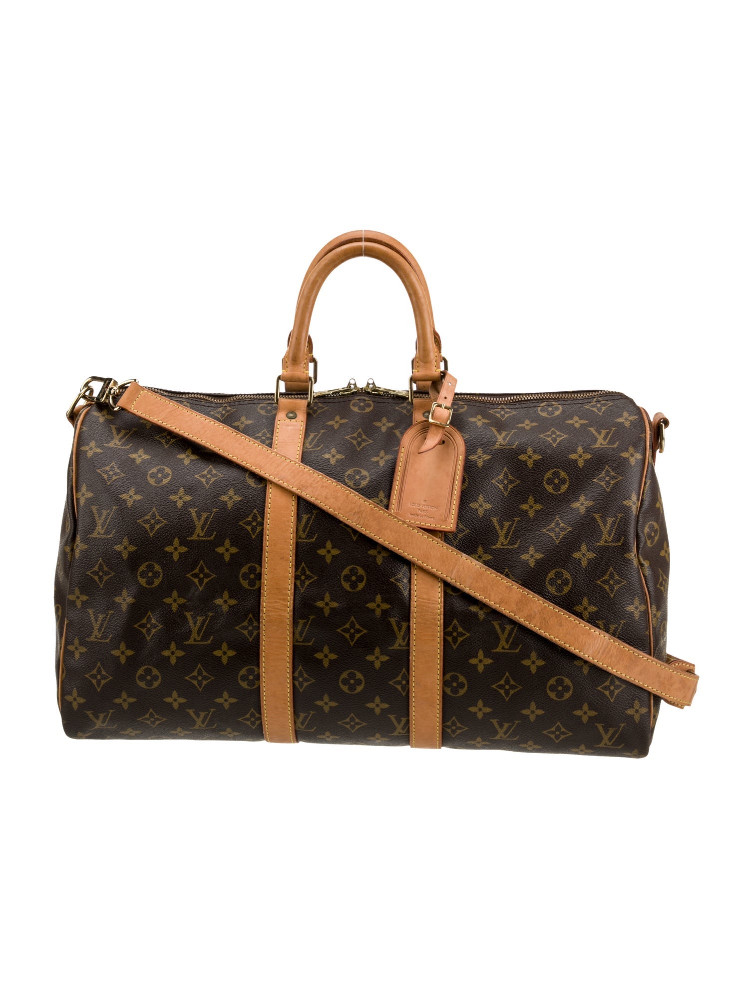 Louis Vuitton LV Monogram Keepall Bandouliere 45 Vintage