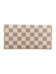 Louis Vuitton Damier Azur Pattern Coated Canvas Emilie Wallet