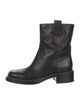 Louis Vuitton LV Monogram Leather Moto Boots