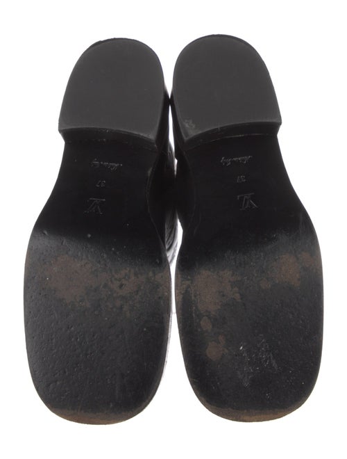 Louis Vuitton LV Monogram Leather Moto Boots