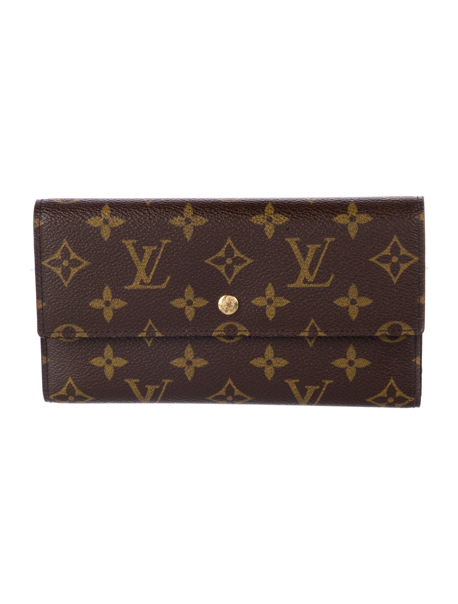 Louis Vuitton LV Monogram Coated Canvas Porte Trésor International Wallet