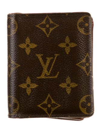 Louis Vuitton Monogram Pattern Coated Canvas Bifold Wallet