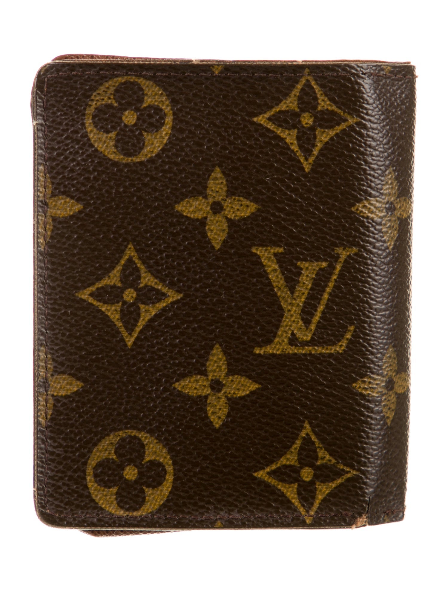 Louis Vuitton Monogram Pattern Coated Canvas Bifold Wallet