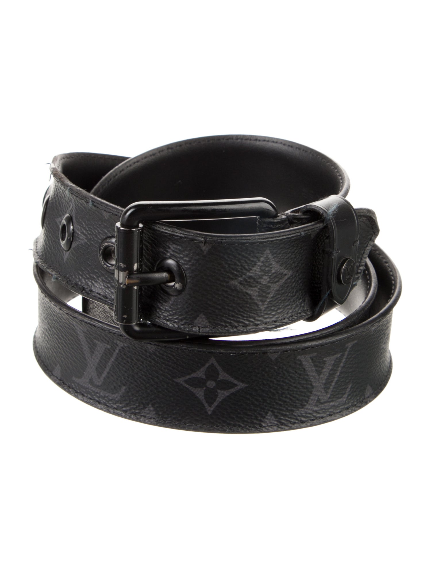 Louis Vuitton Ceinture Voyager 35MM Monogram Eclipse Waist Belt