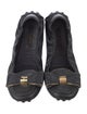 Louis Vuitton Leather Bow Accents Flats