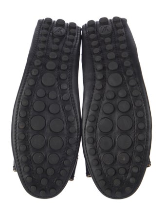 Louis Vuitton Leather Bow Accents Flats