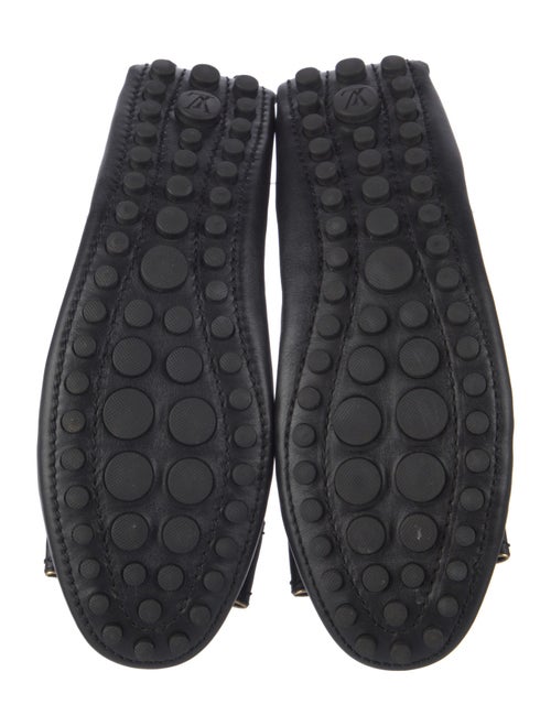 Louis Vuitton Leather Bow Accents Flats