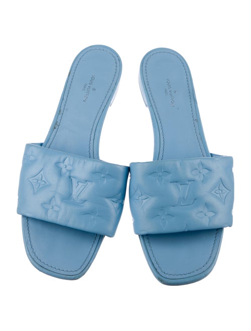 Louis Vuitton LV Monogram Leather Slides