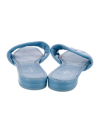 Louis Vuitton LV Monogram Leather Slides