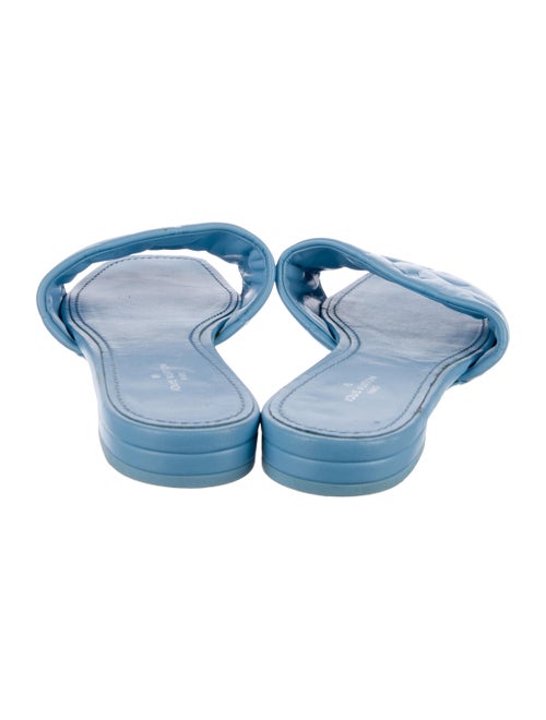 Louis Vuitton LV Monogram Leather Slides