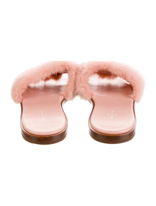 Louis Vuitton LV Monogram Leather Slides