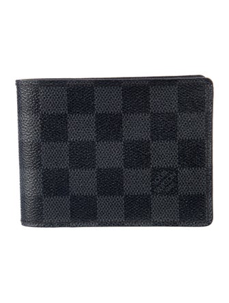 Louis Vuitton 2009 Damier Graphite Pattern Multiple Wallet
